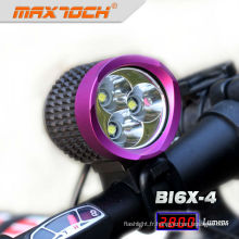 Maxtoch BI6X-4 3 * CREE XML T6 Purple Mountain Bike Lights